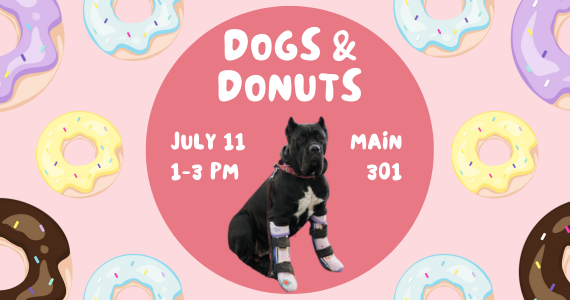 Dogs and Donuts Wellness Event flyer